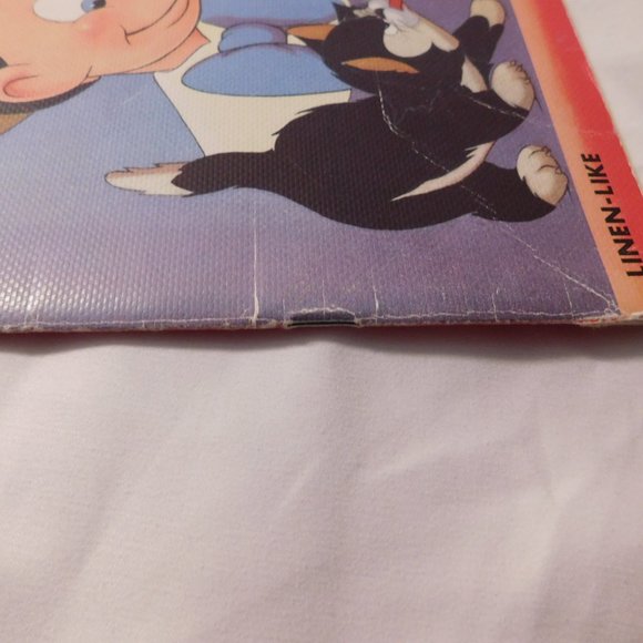 WALT DISNEY'S PINOCCHIO BOOK LINEN LIKE 2006 COLLECTIBLE - Picture 5 of 8